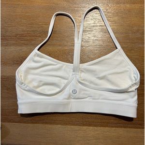 Lululemon racerback sports bra in white